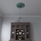 Ekena Millwork Baltimore PVC Medallion (Canopies up to 7 3/4"), 19"OD x 3 1/2"ID x 1"P, Metallic Sea Mist CMP19BAFSM - alternate 6